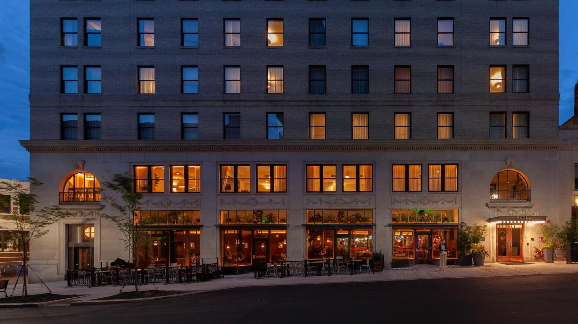 The Flat Iron Hotel Asheville Exterior foto